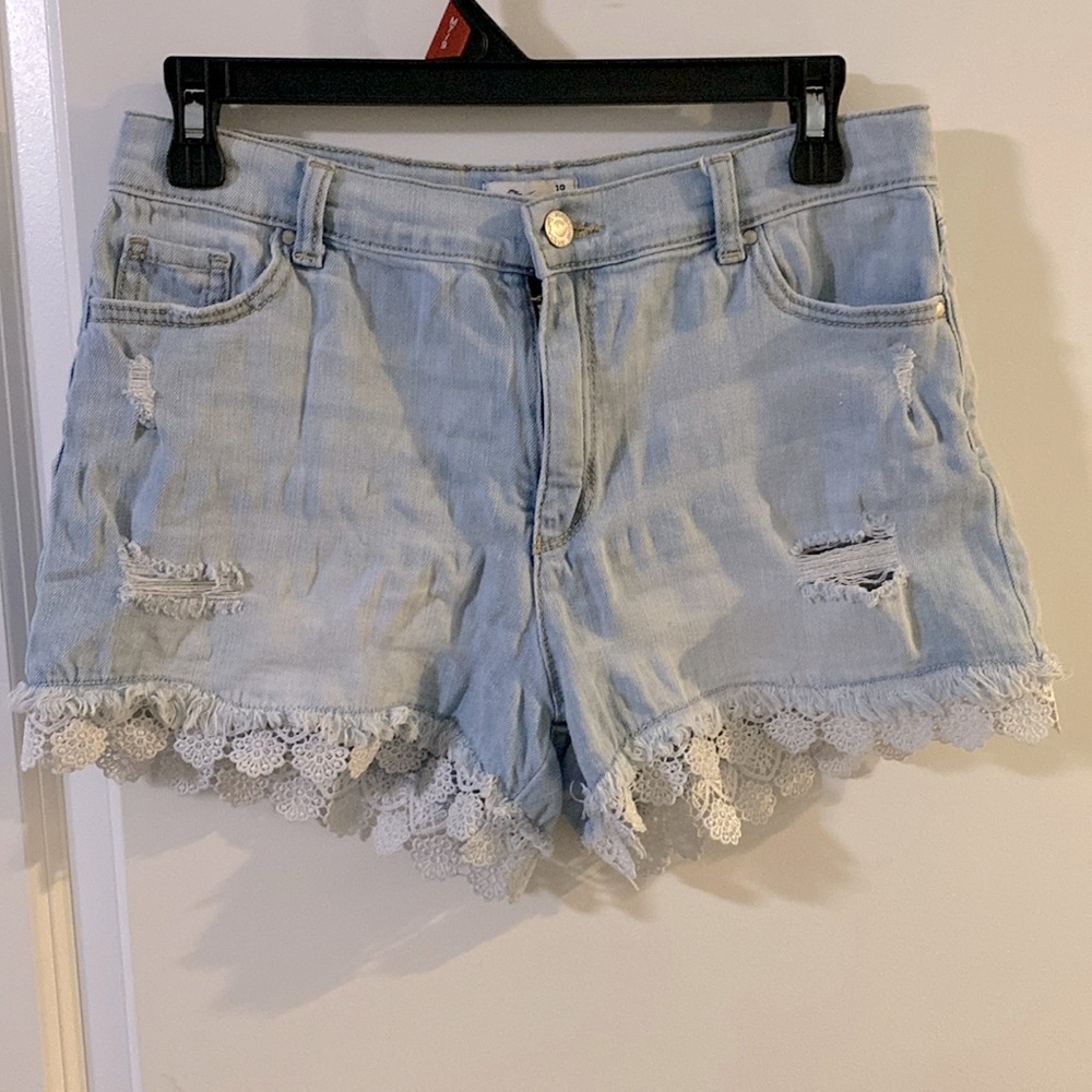 Girls size 18 jean shorts